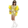 Image de Déguisement Seventies Jaune - Femme 74462-JAUNE