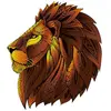 Image de Puzzle 121 pièces : Rainbow Wooden Puzzle LION Gigamic-CRLIO