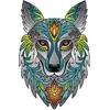 Image de Puzzle 180 pièces : Rainbow Wooden Puzzle LOUP Gigamic-CRLOU