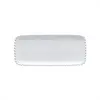 Image de Plateau Rectangulaire Costa Nova Alentejo (x6) Blanc 30,2x13,2x2,1cm PER301-WHI