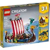 Image de LEGO Creator 31132 - Le bateau viking et le serpent de Midgard