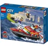 Image de Aventure De Sauvetage Avec Le Bateau Des Pompiers Lego City 60373