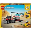 Image de Le camion remorque avec hélicoptère Lego creator 31146