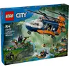 Image de LEGO City 60437 - L’hélicoptère de l’explorateur de la jungle au camp de base