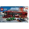 Image de Camion Aston Martin and Red Bull vehicules Formule 1 LEGO City 60445