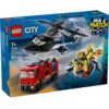 Image de Hélicoptère, camion de pompiers et sous-marin modulable LEGO City 60462