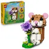 Image de L’adorable hamster et la fleur LEGO Creator 31376
