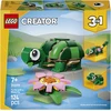 Image de LEGO Creator 31377 3-en-1 La Tortue et la Fleur de Nénuphar