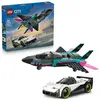 Image de Le jet contre la voiture LEGO City 60489