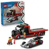 Image de Camion de F1 avec voiture de course de F1 Audi LEGO City 60493