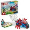 Image de Spidey sur sa moto contre Rhino Lego Spidey 11206