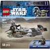 Image de LEGO Star Wars 75436 Le Speeder Bike du Mandalorien et Grogu
