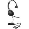 Image de Jabra Evolve2 40 SE Mono UC avec adaptateur USB-C/A Noir