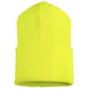 Image de Bonnet stretch customized 200 - 300 g jaune bonnet tu 0 1 pièce(s) polyester recyclé bonnet strectch customized jaune fluo - mascot