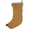 Image de Décoration de noël Mini chaussette noël en coton enfant OYOY Living Design Marron 53x30x2 cm M107361