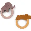 Image de Lot de 2 anneaux de dentition Deer friends moutarde et rose