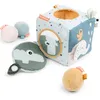 Image de Cube d'éveil Deer friends Multicolore