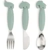 Image de Set de 3 couverts Easy-grip Deer friends Vert
