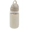 Image de Gourde à paille Easy-grip Elphee sable (350 ml)