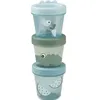 Image de Lot de 3 pots de conservation Croco vert (150 ml)