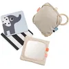Image de Support avec cartes de motifs contrastés Deer friends Sable