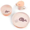 Image de Coffret repas Wally Rose (3 pièces)