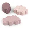 Image de Lot de 3 moules en silicone Happy clouds Rose
