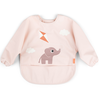 Image de Bavoir à manches avec poche Playground rose
