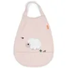 Image de Bavoir élastique Tiny farm Rose