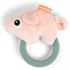 Image de Hochet avec anneau de dentition Pigee Multicolore