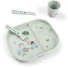 Image de Coffret repas Foodie ventouse Tiny farm Vert