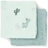 Image de Lot de 2 langes Lalee Bleu (65x65 cm)