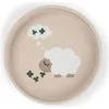 Image de Assiette ventouse en silicone Tiny farm Sable