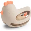 Image de Jouet dentition et préhension avec hochet Clucky Sable