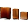 Image de Vases Hubsch Interior Elements (x3) Marron 12x7x13/16x9x18/12x7x20 cm 180904