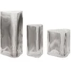 Image de Vases triangulaire Hubsch Interior Elements (x3) Blanc 10x10x11/10x10x20/15x14x28 cm 180907