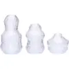 Image de Vase Hubsch Interior Fuyu(x3) Blanc ø 11x20 cm / ø 10x15 cm/ ø 11x10 cm 662106