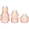 Image de Vase Hubsch Interior Fuyu (x3) Marron ø 11x20 cm / ø 10x15 cm / ø 11x10 cm 662113