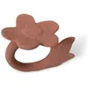 Image de Bracelet de dentition en caoutchouc naturel fleur