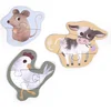 Image de Set de 3 puzzles Mes premiers puzzles Animaux de la ferme