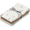 Image de Lot de 3 langes en coton bio Dreamland (70 x 70 cm)