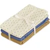 Image de Lot de 3 langes en mousseline Capri (70 x 70 cm)