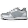 Image de Baskets femme Woden Ronja Metallic Argenté 39 WL701-039