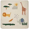 Image de Tapis d'éveil Glenn Safari Sandy Mix (110 x 110 cm)