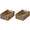 Image de Lot de 2 caisses de rangement Weston S Oat