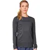 Image de T-shirt manches longues femme Saysky Logo Pace MWRLS20C7004 Gris M