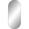 Image de Miroir ovale en acier House Nordic Jersey Noir 35x80x0,5 cm 4001435