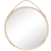 Image de Miroir avec bord en rotin rond House Nordic Malo Beige 50x50x2 cm 4001250