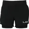 Image de Short 2 en 1 femme Elite Lab Core EL234501-1001 Noir 34