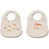 Image de Lot de 2 bavoirs Tilda Dream Ecru